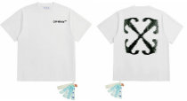 OFF-WHITE short round collar T-shirt S-XXXL (12) OFF-WHITE short round collar T-shirt S-XXXL (12)