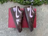 Authentic Air Jordan 1 Low OG Chocolate/Pink Foam