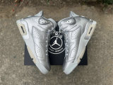 Authentic PSG x Air Jordan 6 “Metallic Silver”