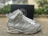 Authentic PSG x Air Jordan 6 “Metallic Silver”