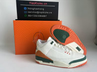 Authentic Solefly x Air Jordan 3 Gorge Green/Sail
