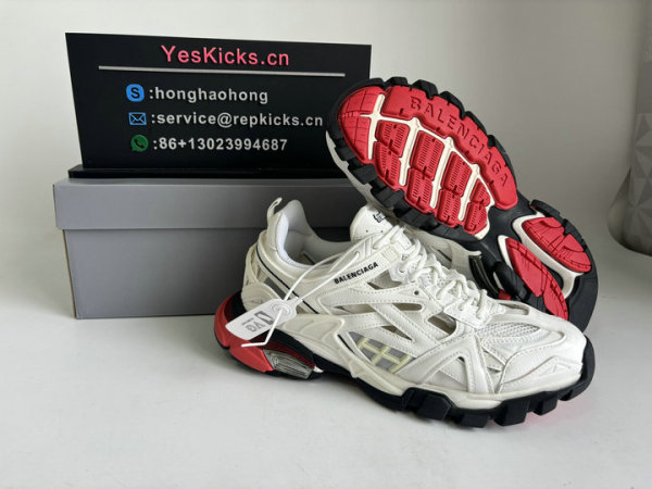 Balenciaga Track Trainers 3.0 White/Red/Black