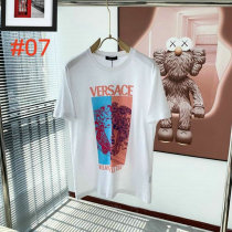 Versace short round collar T-shirt (6)