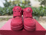 Authentic Nigel Sylvester x Air Jordan 4 Bike Red