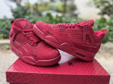 Authentic Nigel Sylvester x Air Jordan 4 Bike Red