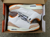 Perfect Air Jordan 3 White/Orange