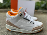 Perfect Air Jordan 3 White/Orange