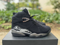 Authentic Air Jordan 8 Retro Chrome Black