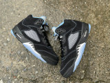 Authentic Air Jordan 5 Black/University Blue