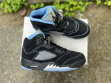 Authentic Air Jordan 5 Black/University Blue