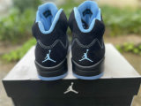 Authentic Air Jordan 5 Black/University Blue