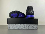 Authentic Air Jordan 4 WMNS Black/Purple
