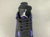 Authentic Air Jordan 4 WMNS Black/Purple