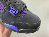 Authentic Air Jordan 4 WMNS Black/Purple
