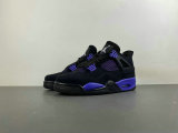 Authentic Air Jordan 4 WMNS Black/Purple