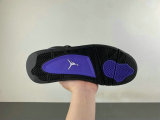 Authentic Air Jordan 4 WMNS Black/Purple