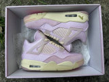Authentic Air Jordan 4 WMNS Sail/Pink