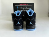Authentic Air Jordan 5 Black/University Blue