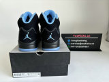 Authentic Air Jordan 5 Black/University Blue