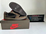 Authentic Travis Scott x Air Jordan 1 Low Brown/Black