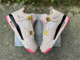 Authentic Air Jordan 4 WMNS Beige/Pink/Gold