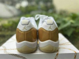 Authentic Air Jordan 11 GS Gold/White
