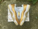 Authentic Air Jordan 11 GS Gold/White