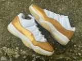 Authentic Air Jordan 11 GS Gold/White