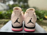 Authentic Air Jordan 4 WMNS Beige/Pink/Gold