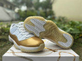 Authentic Air Jordan 11 GS Gold/White