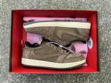 Authentic Travis Scott x Air Jordan 1 Low OG Brown