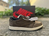Authentic Travis Scott x Air Jordan 1 Low OG Brown