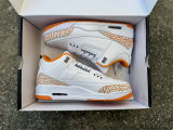 Authentic Air Jordan 3 “White and Orange Pee”
