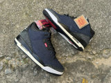 Authentic Levi's x Air Jordan 3 Denim