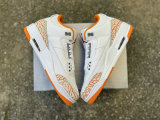 Authentic Air Jordan 3 “White and Orange Pee”