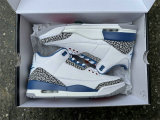 Authentic Air Jordan 3 “White and True Blue”
