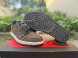 Authentic Travis Scott x Air Jordan 1 Low OG Brown
