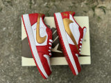 Authentic Air Jordan 1 Low Gold/Red
