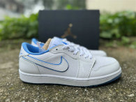 Authentic Air Jordan 1 Low White/Legend Blue