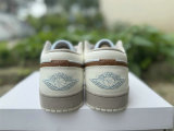 Authentic Air Jordan 1 Low Bydrgen Blue/Sail
