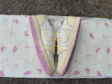 Authentic Travis Scott x Air Jordan 1 Low Shy Pink/Sail