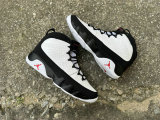 Authentic Air Jordan 9 White Black Red