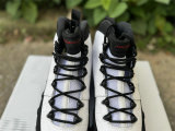 Authentic Air Jordan 9 White Black Red