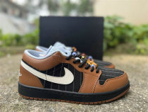 Authentic Air Jordan 1 Low OG GS Light British Tan