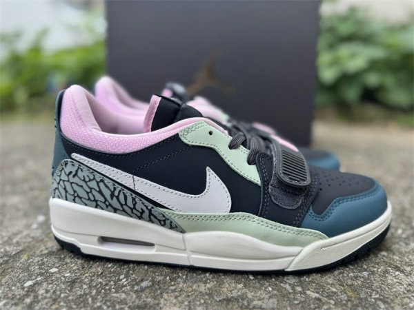 Authentic Air Jordan Legacy 312 Black/White/Pink/Green
