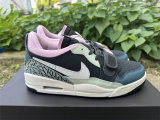 Authentic Air Jordan Legacy 312 Black/White/Pink/Green