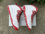 Authentic Air Jordan 10 Retro OG Steel White/Red