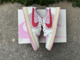 Authentic Travis Scott x Air Jordan 1 Low Sail/Shy Pink
