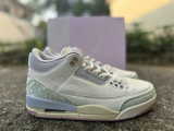 Authentic Air Jordan 3 GS Sail and Jade Aura