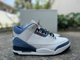 Authentic Levi's x Air Jordan 3 Denim Sail/Gym Red